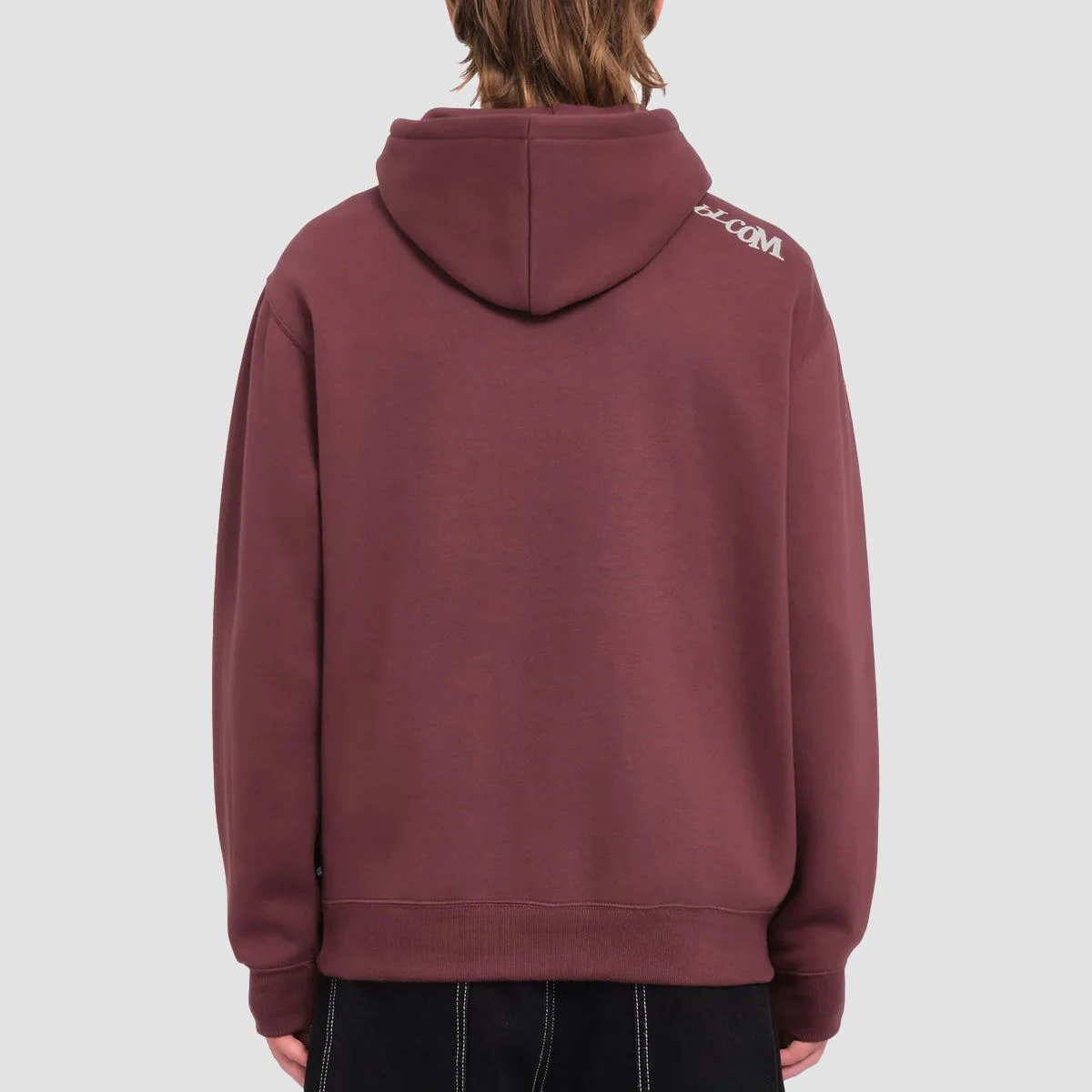 Volcom Watanite Pullover Hoodie Merlot - Image 2