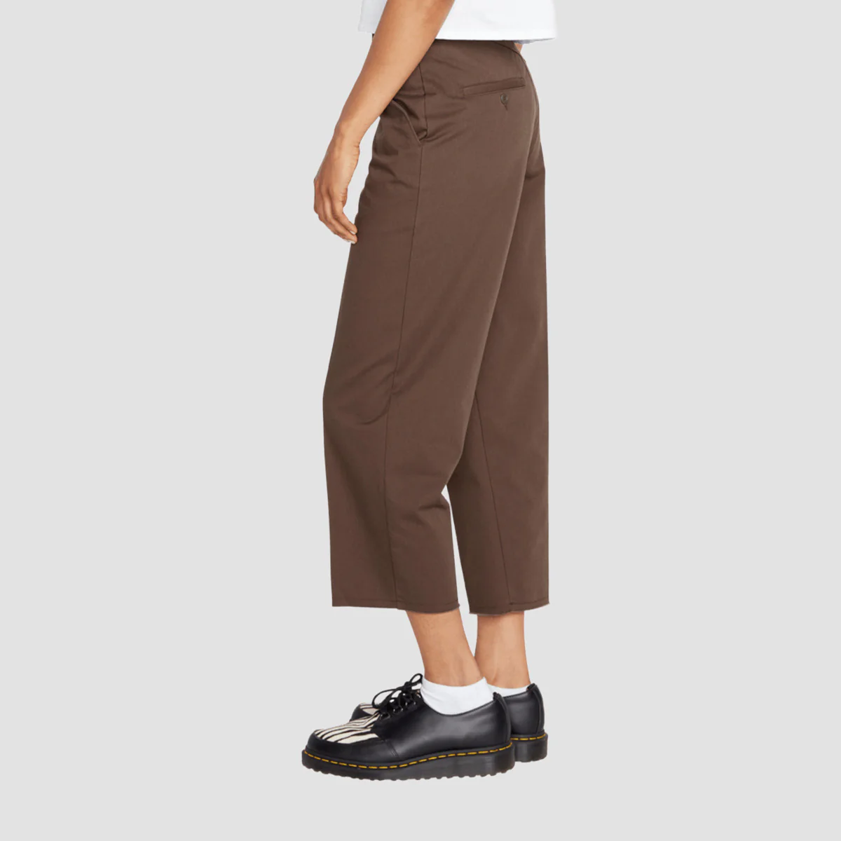 Volcom Whawhat Chino Pants Espresso - Womens - Image 3