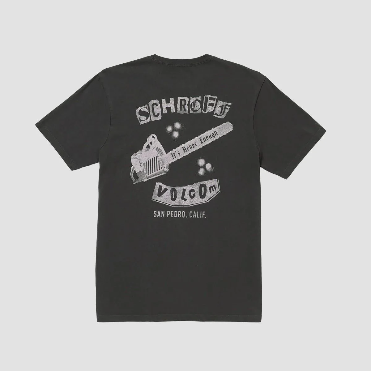 Volcom X Schroff Chainshaw T-Shirt Stealth - Image 2