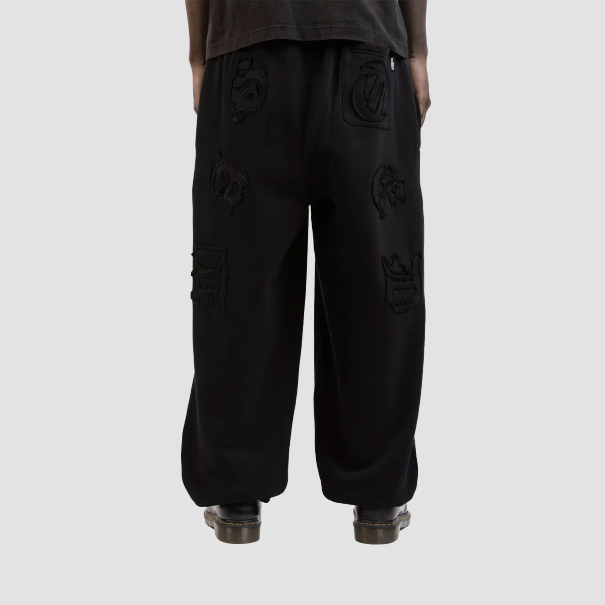 Wasted Paris Kingdom Curve Destroy Sweatpants Black - Image 2