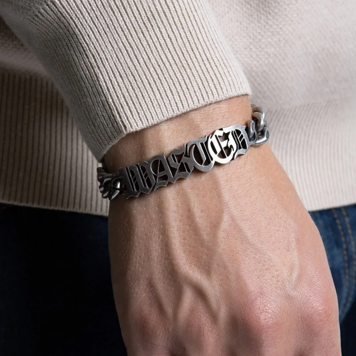 Wasted Paris Legacy Bracelet Silver (Stainless Steel) - Image 2