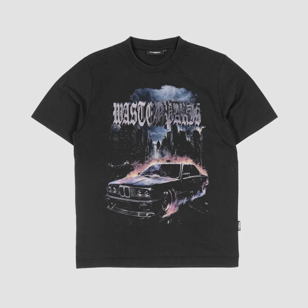 Wasted Paris Run T-Shirt Faded Black - Image 2