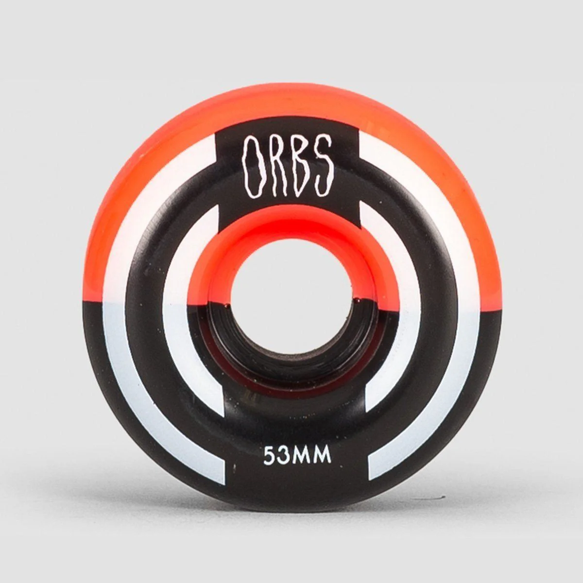 Welcome Orbs Apparitions Splits 99A Skateboard Wheels Coral/Black 53mm - Image 2