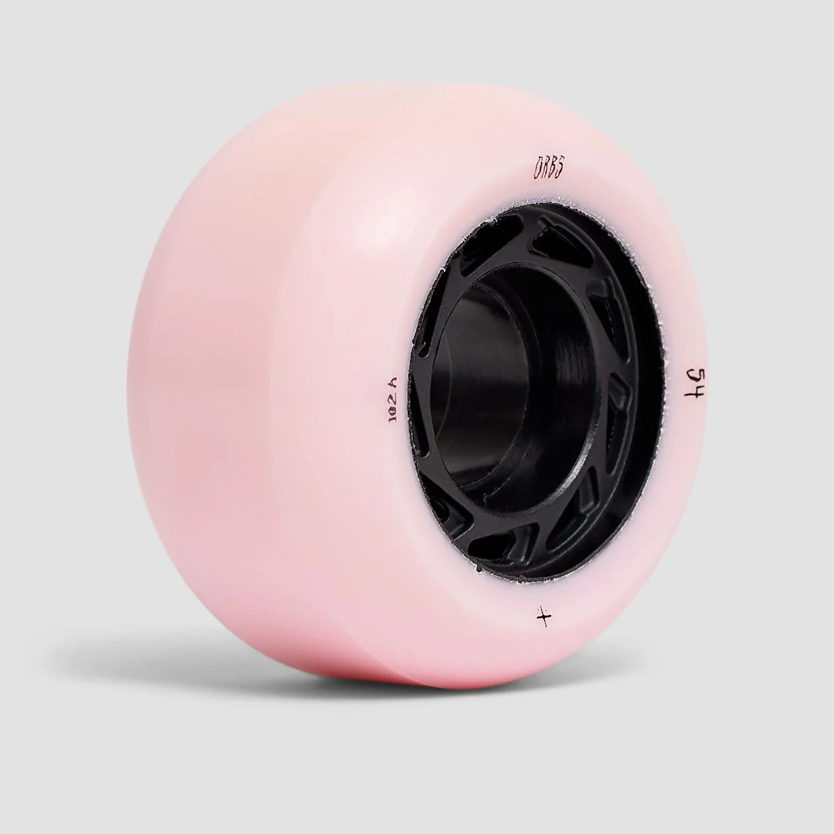 Welcome Orbs Ghost Lites 102A Skateboard Wheels Pink/Black 54mm - Image 2