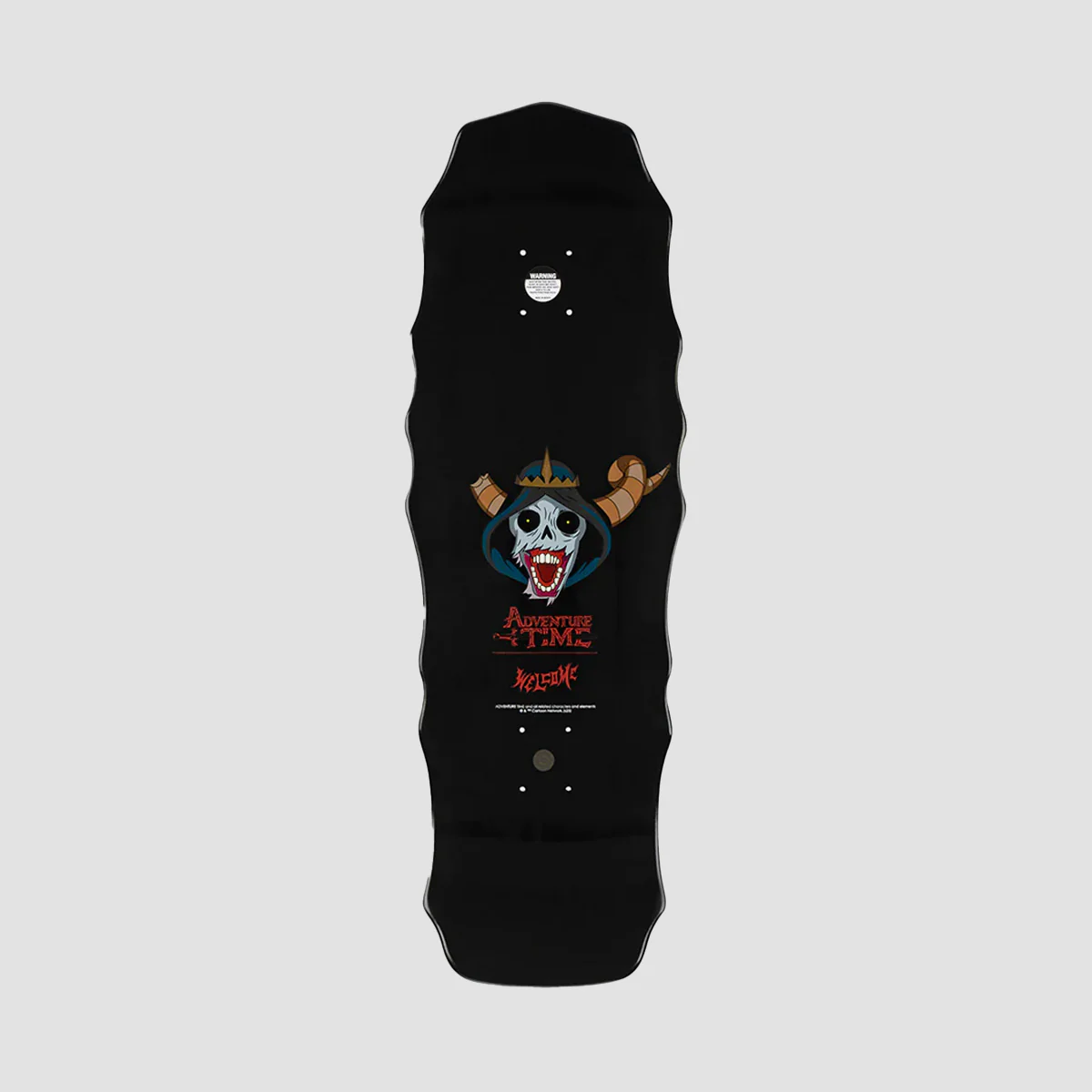 Welcome X Adventure Time The Lich on Widow Skateboard Deck Black Dip - 10" - Image 2