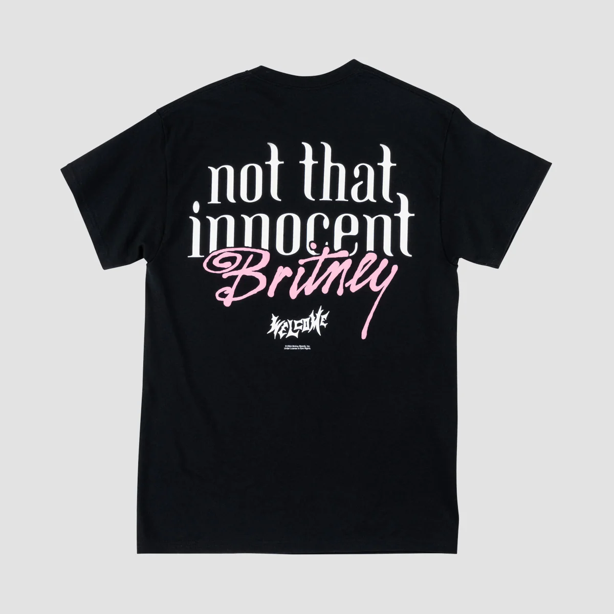 Welcome X Britney Sprears Daisies T-Shirt Black - Image 2