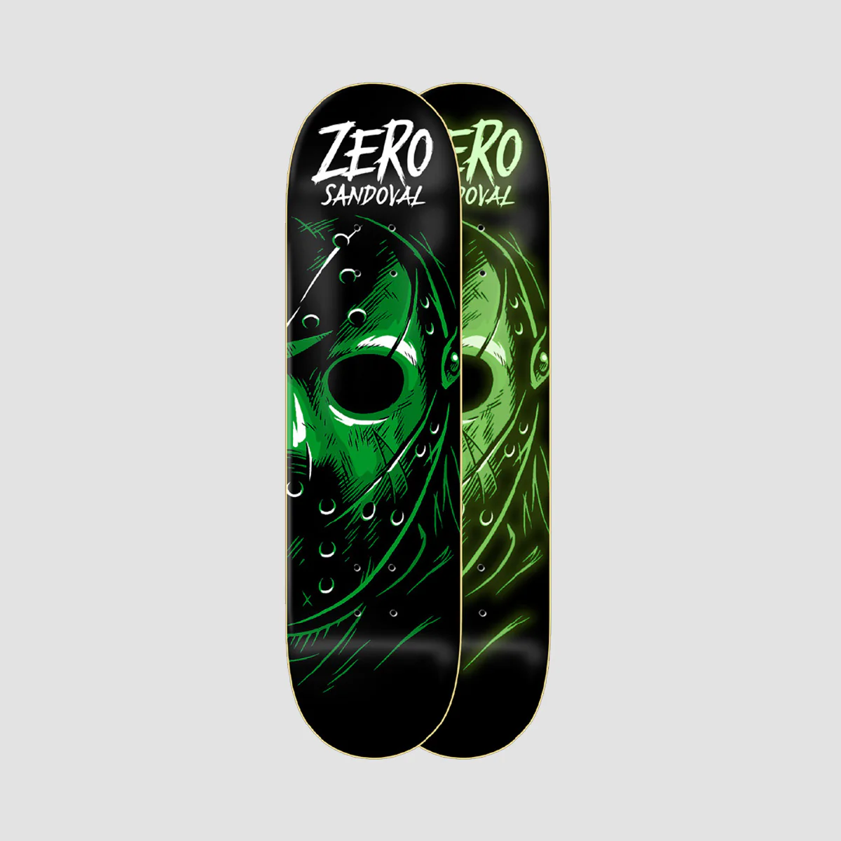 Zero Fright Night Tommy Sandoval Skateboard Deck Glow In The Dark - 8.5"