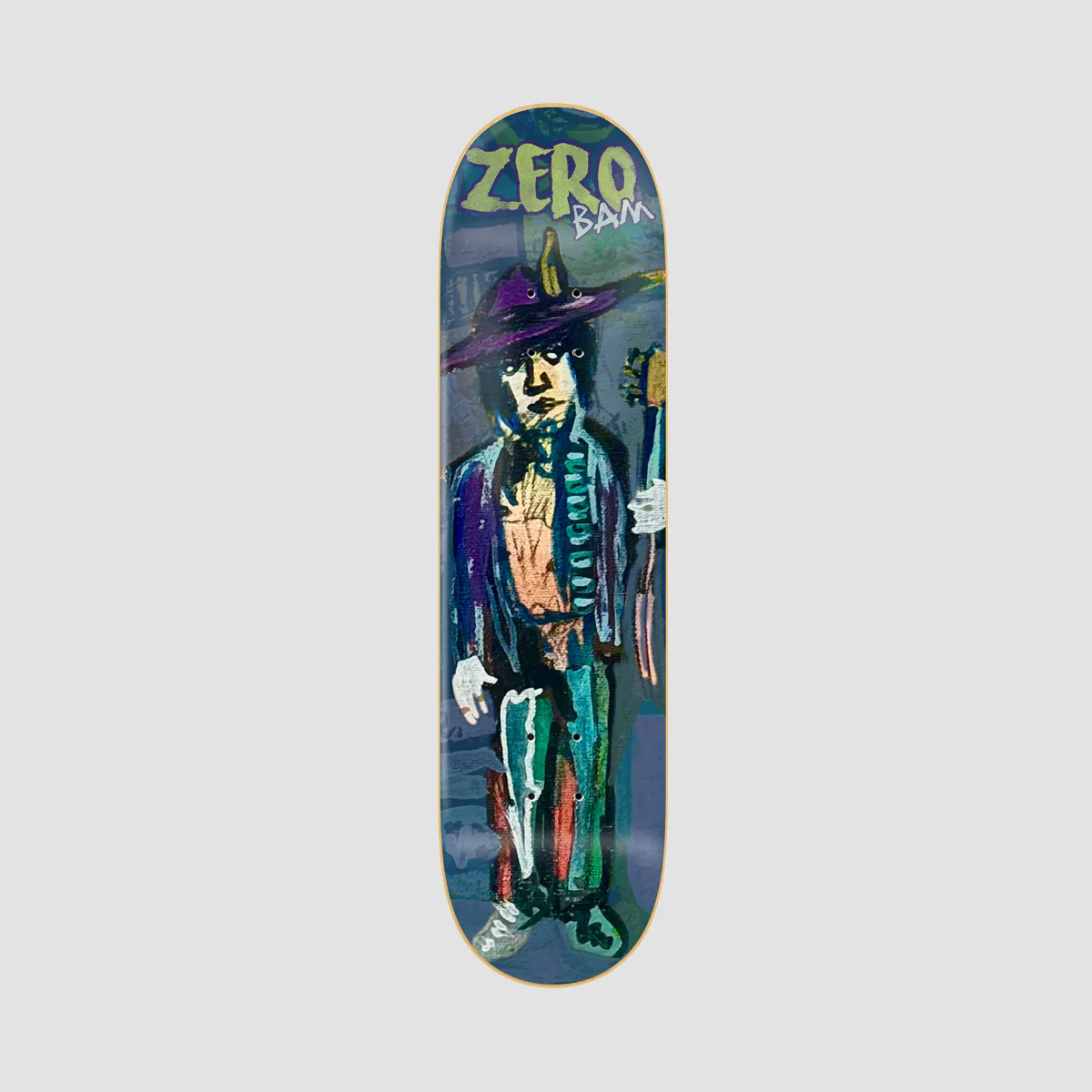 Zero X Bam Margera Music Man Skateboard Deck - 8.25"