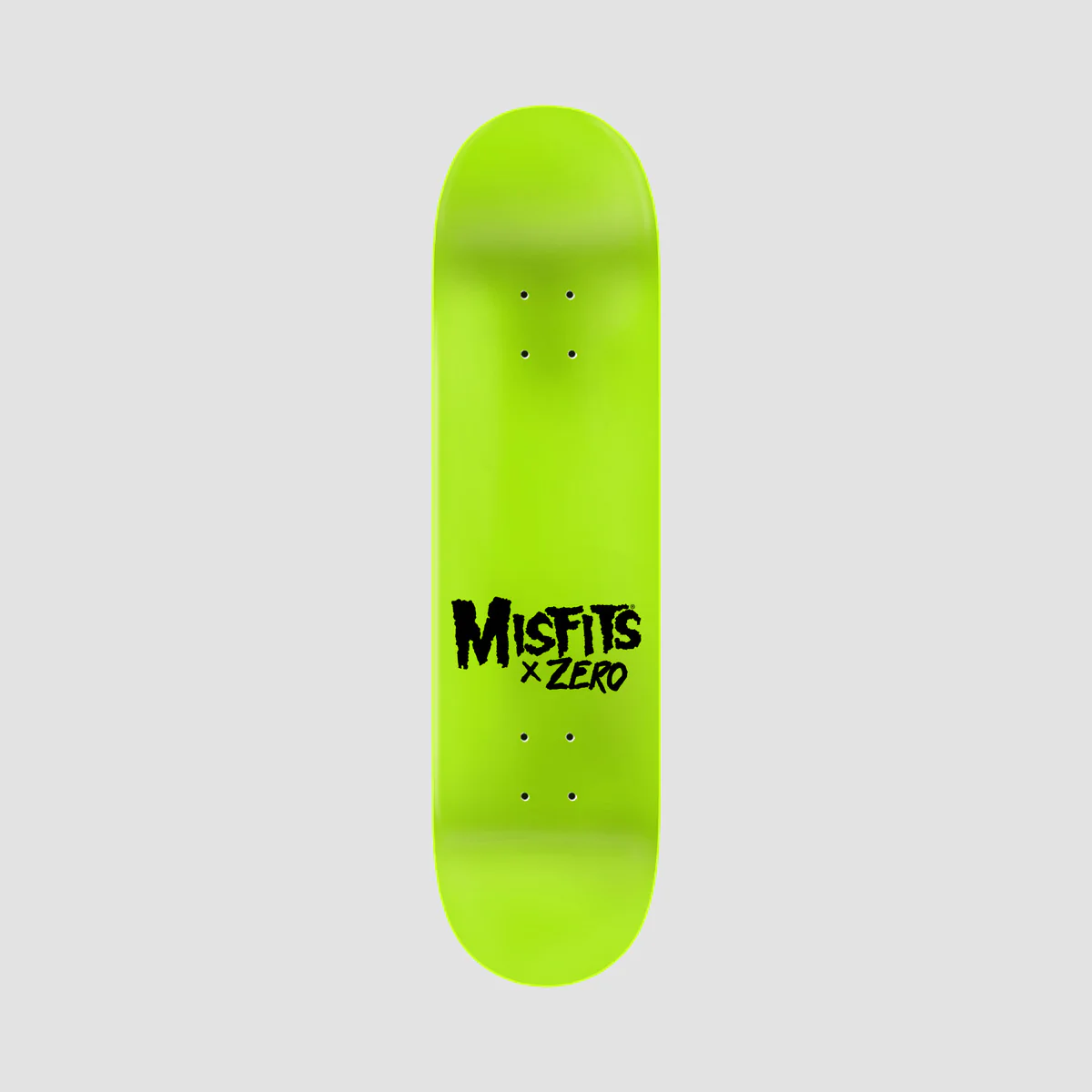 Zero X Misfits Earth A.D. Skateboard Deck Green Dipped - 8.25" - Image 2